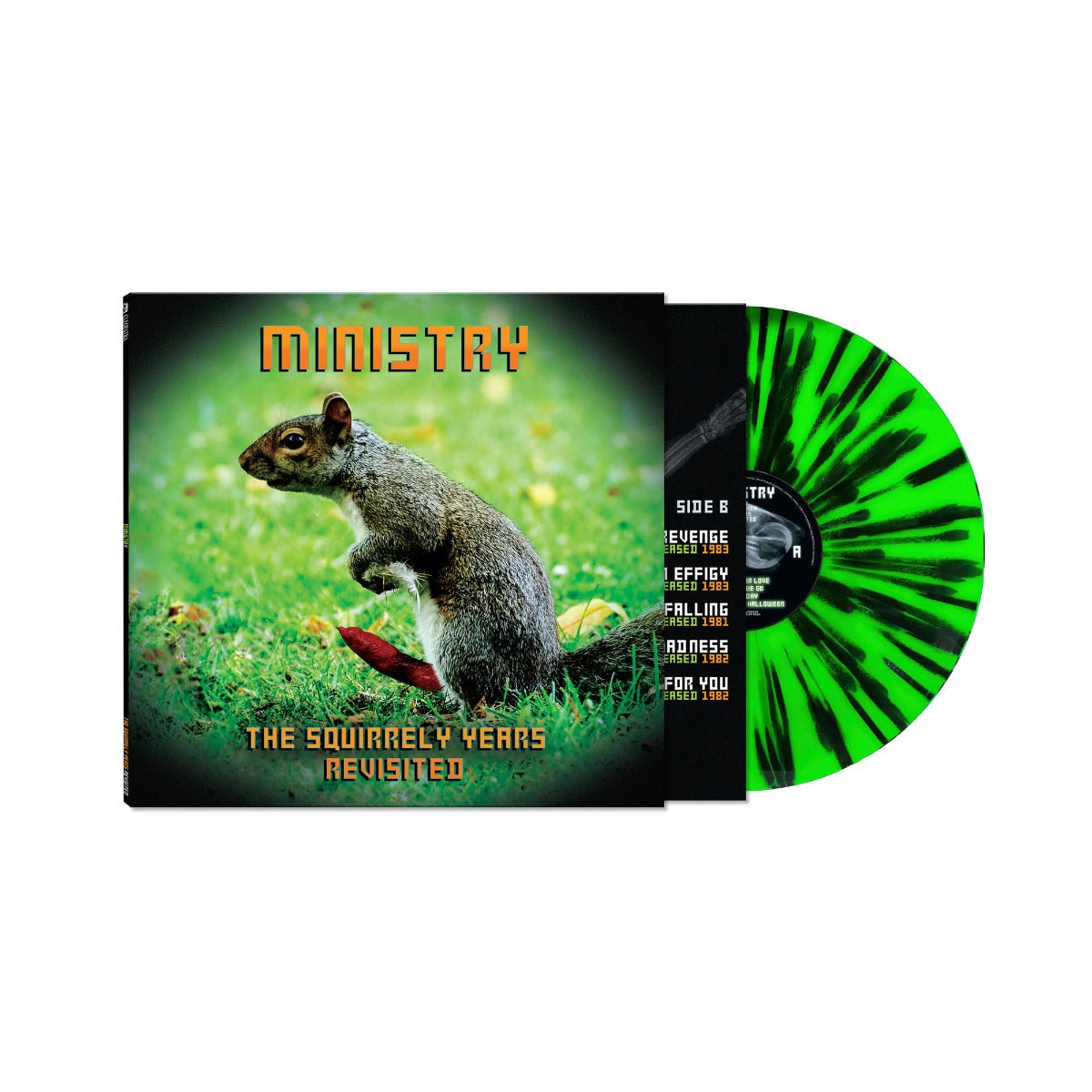 MINISTRY The Squirrely Years Revisited (Color Vinyl) (Green & Black Splatter)