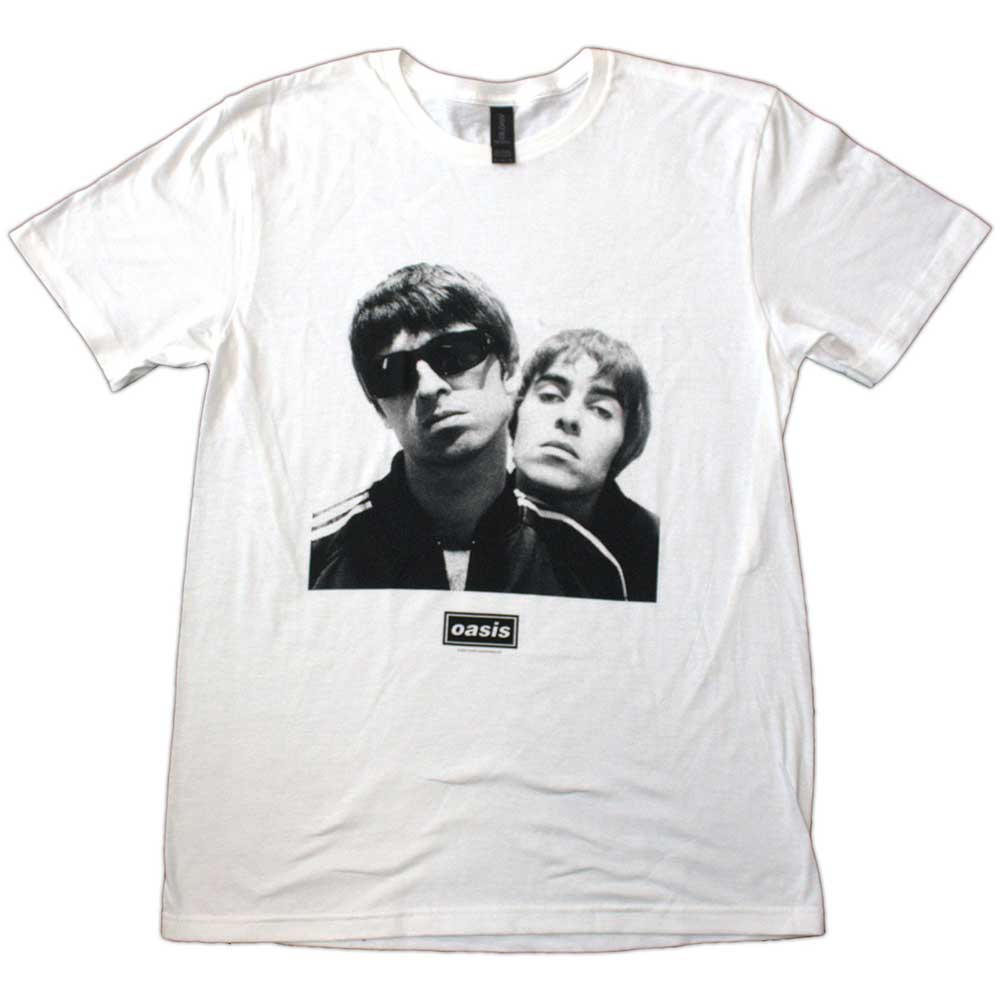 Oasis Noel & Liam Square Photo White