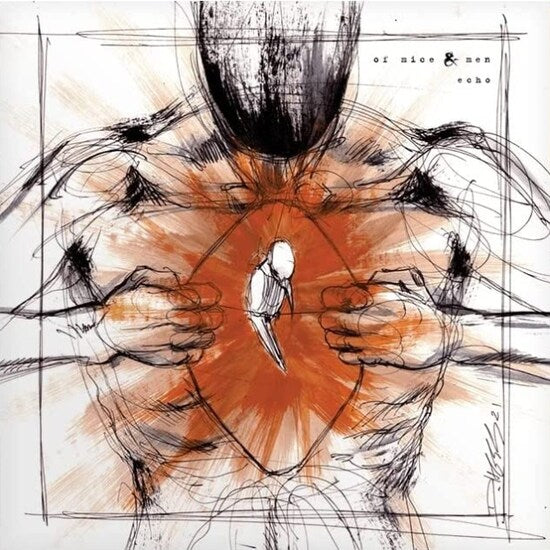 Of Mice & Men Echo (Limited Edition, Orange & Beer W/ White Splatter Colored Vinyl)