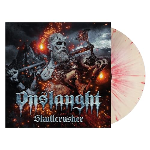 Onslaught Skullcrusher (White W/ Red Splatter Vinyl)