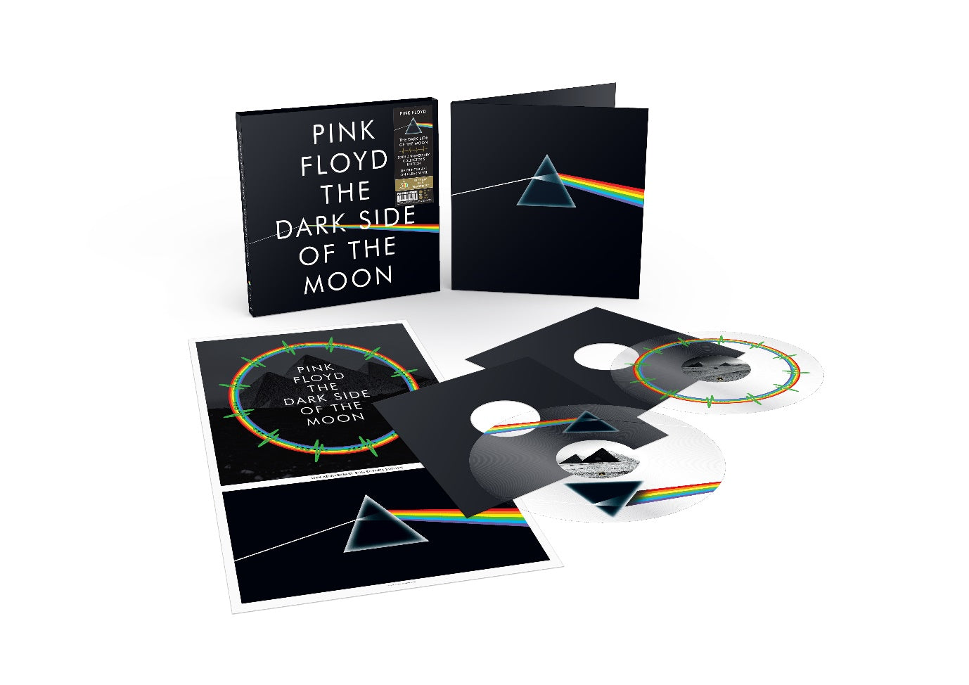 Pink Floyd The Dark Side Of The Moon (50th Anniversary) (2023 Remastered) (2LP UV Printed Clear Vinyl Collector's Edition) (2 Lp's)