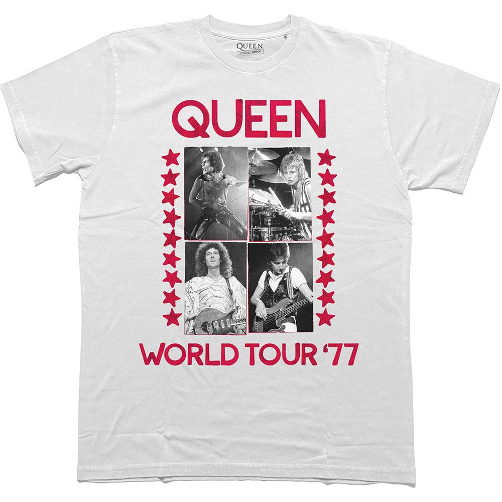 Queen World Tour 77 White