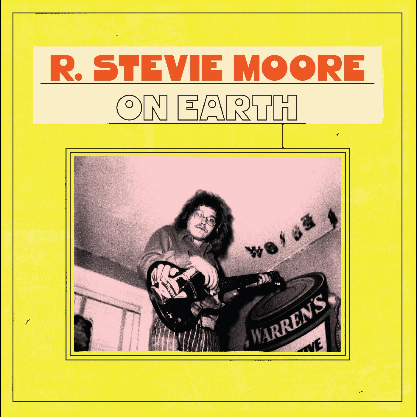 R. Stevie Moore On Earth (BLACK WITH BABY PINK SPLATTER VINYL)