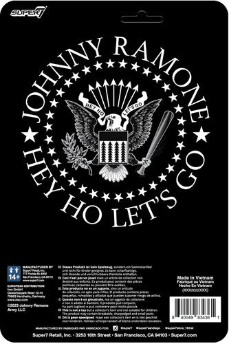 Ramones SUPER7 - ReAction Figure - Johnny Ramone (Collectible, Figure, Action Figure)