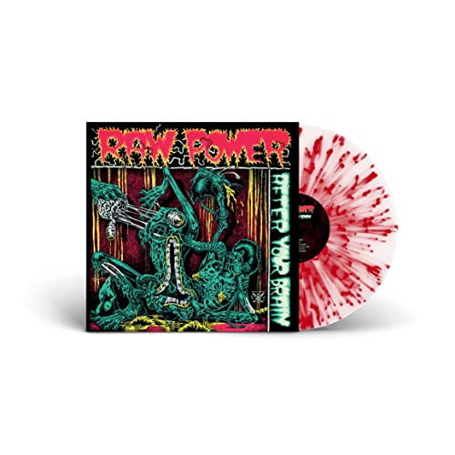 Raw Power After Your Brain (White W/ Red Splatter Vinyl)