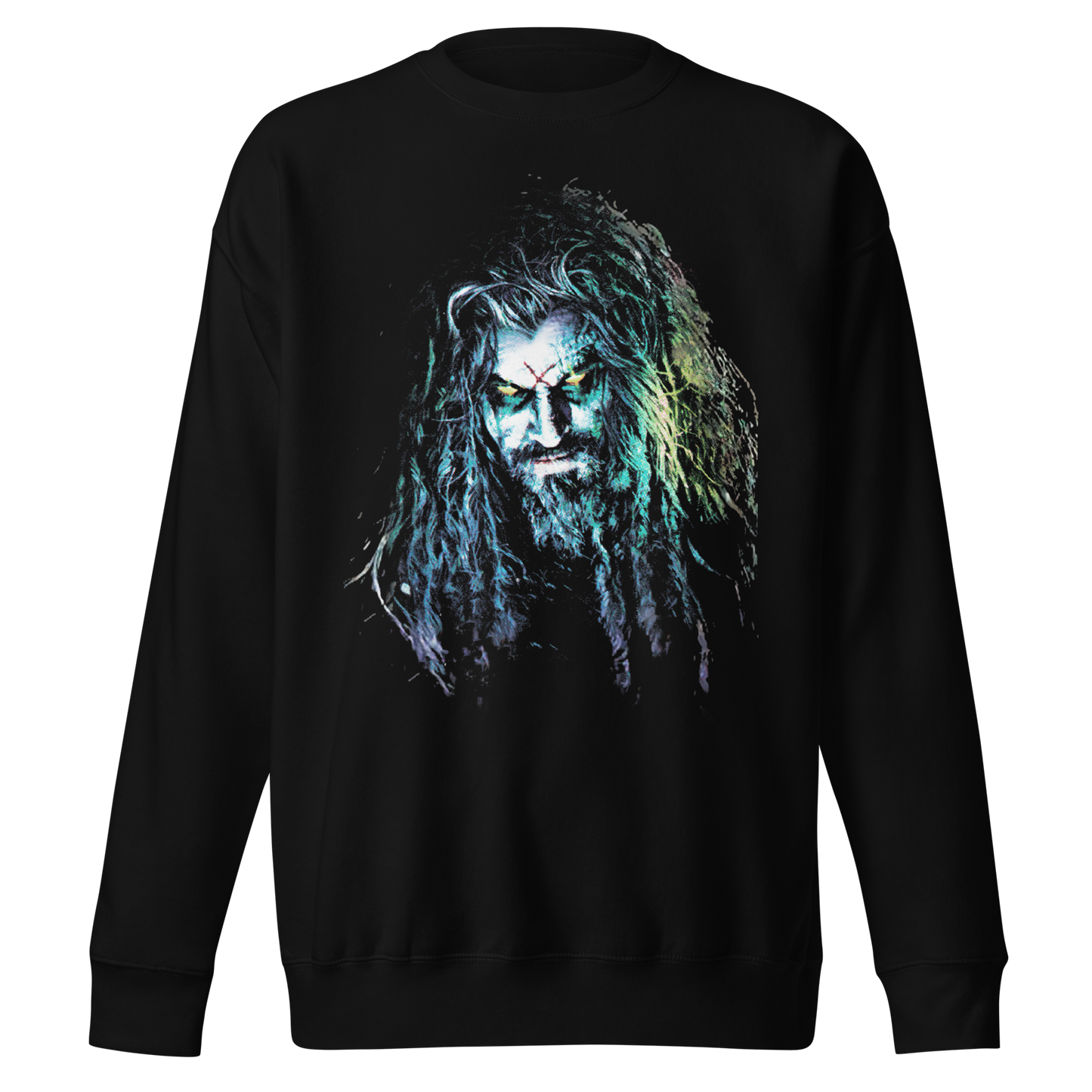 Stakes Rob Zombie Vintage 2004 Jumbo Print Sweatshirt Black