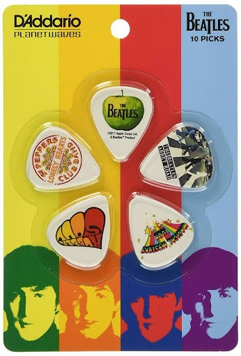 The Beatles Planet Waves 1CWH410B3 Beatles Guitar Picks Albums 10 Pack Medium (Guitar Pick)