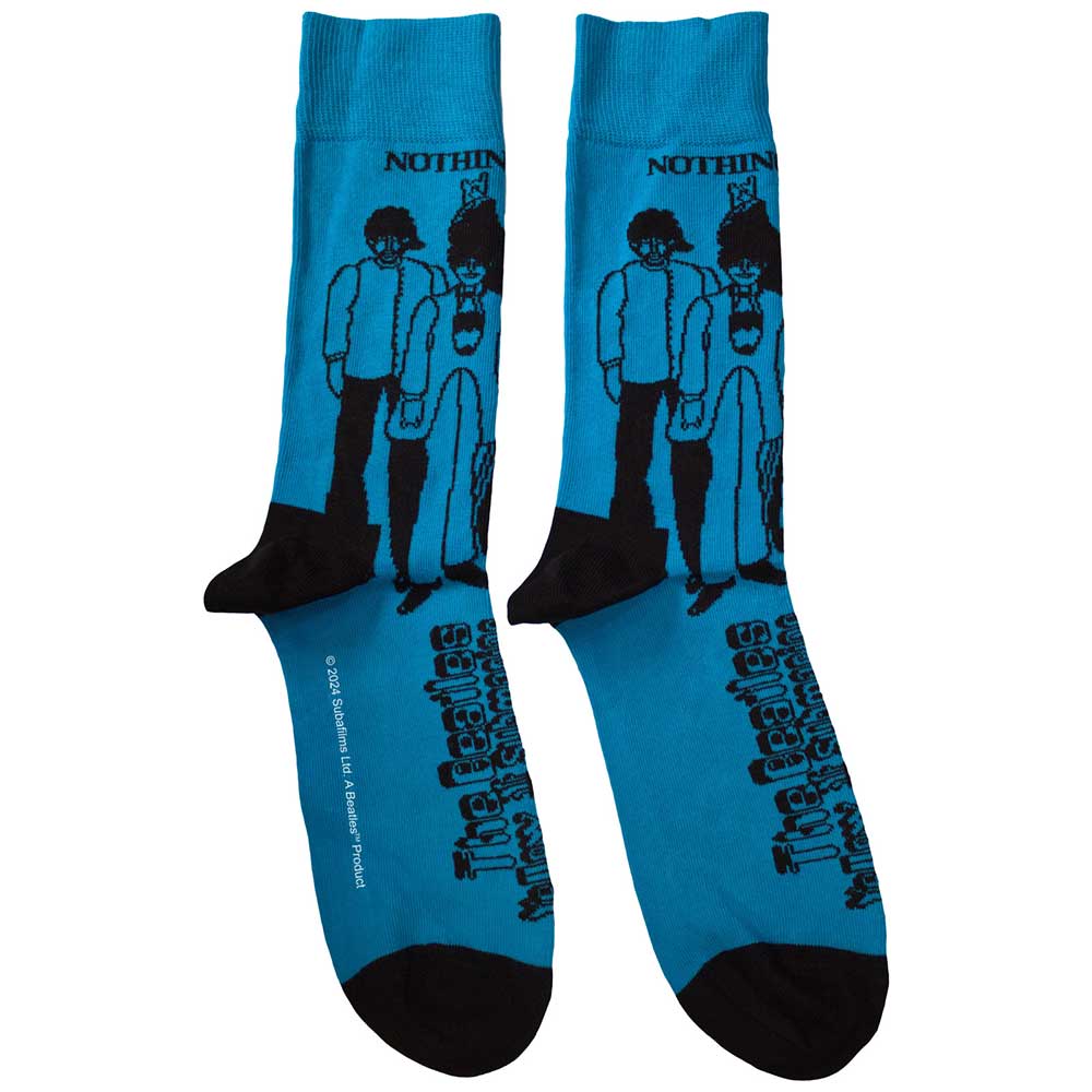 The Beatles Sub & Band Outlines Blue