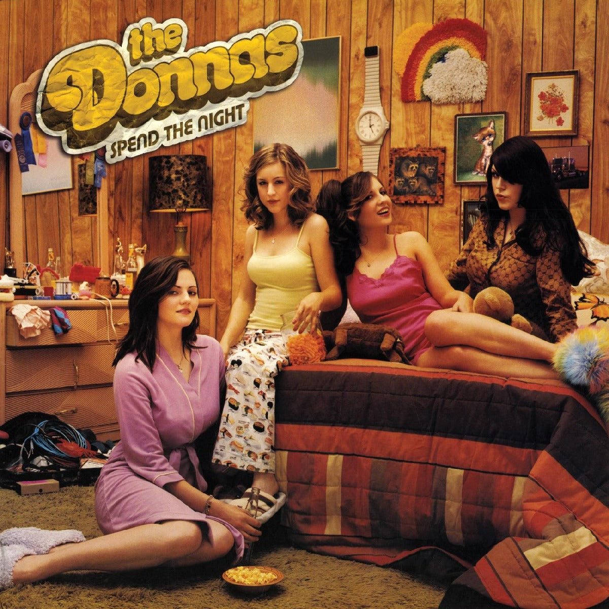 The Donnas Spend The Night (Hot Pink Vinyl, Includes 2-Page Insert with Lyrics)