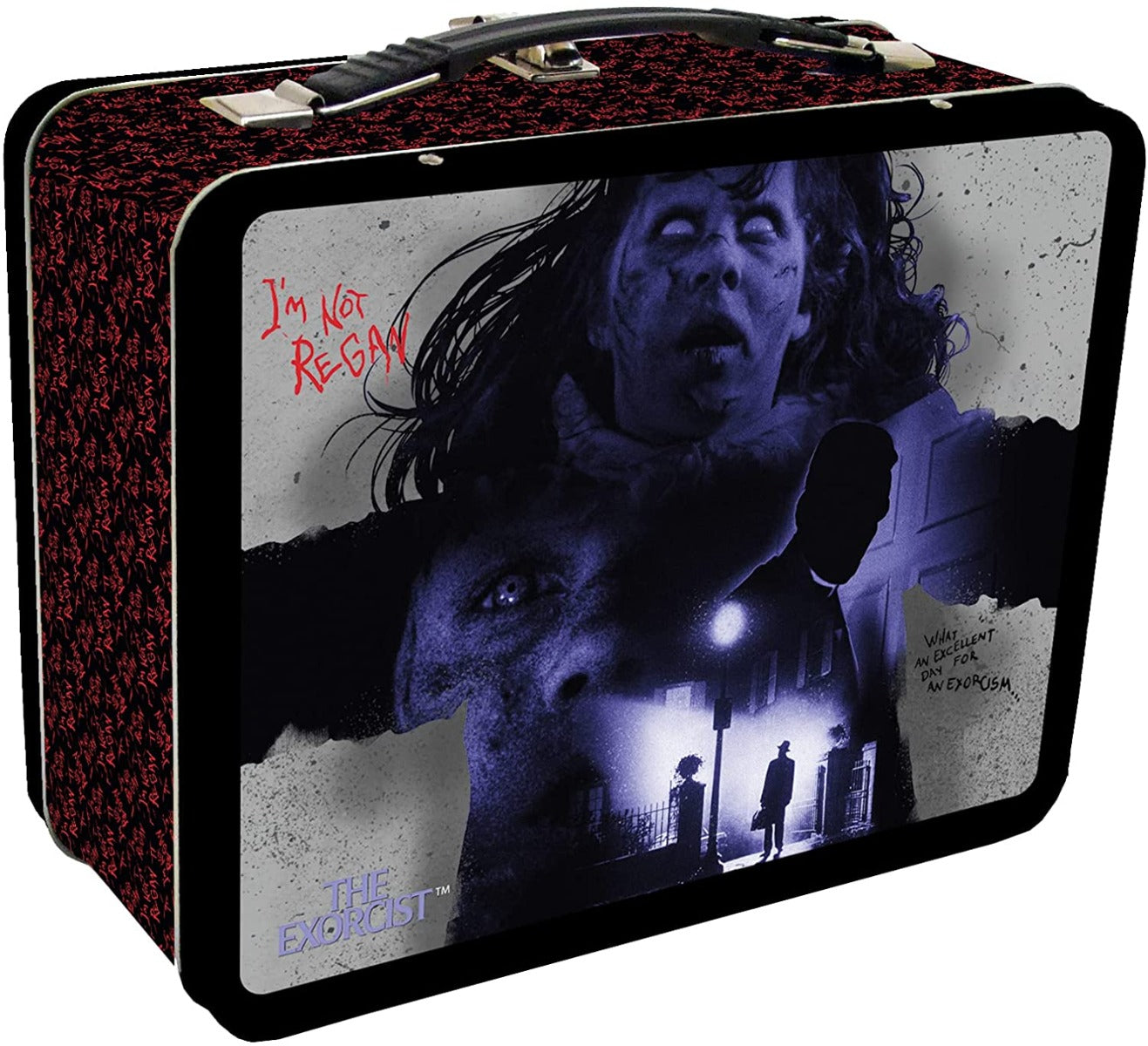 The Exorcist Factory Entertainment The Exorcist Tin Tote, Red, Black