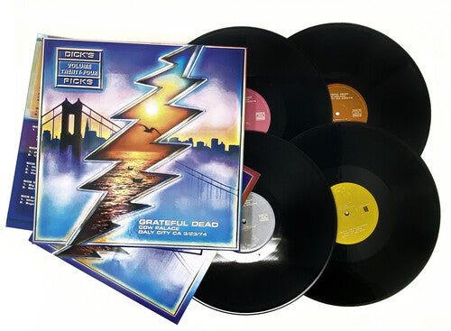 The Grateful Dead Dick's Picks Vol. 24" Cow Palace Daly City, Ca 3/ 23/ 74 (180 Gram Vinyl, Black, 4LP- Oversize Item Split