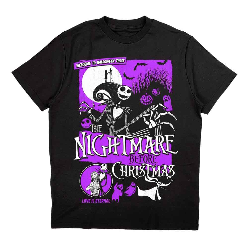The Nightmare Before Christmas Welcome To Halloween Town Black