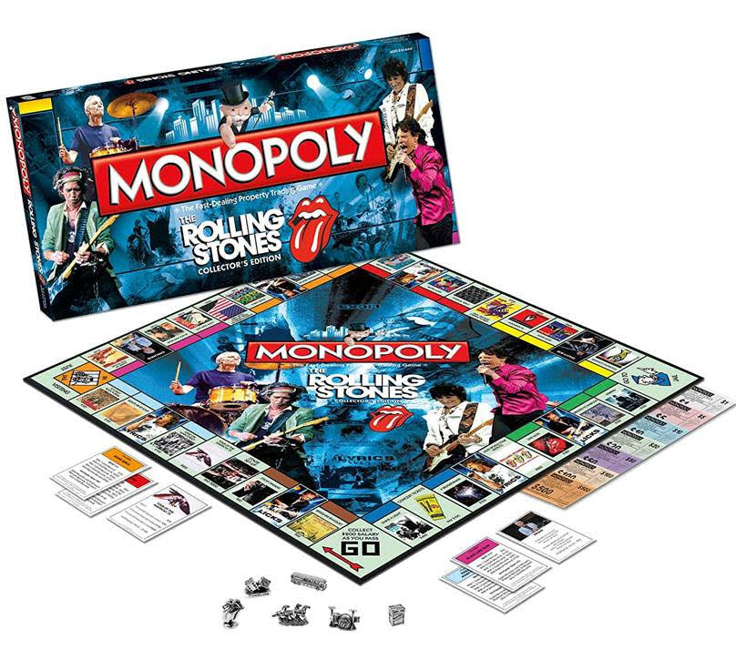 The Rolling Stones The Rolling Stones Monopoly Board Game