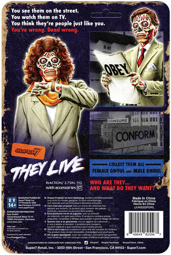 They Live Super7 - They Live ReAction Wave 2 - Male Ghoul (Glow) (Collectible, Figure, Action Figure)