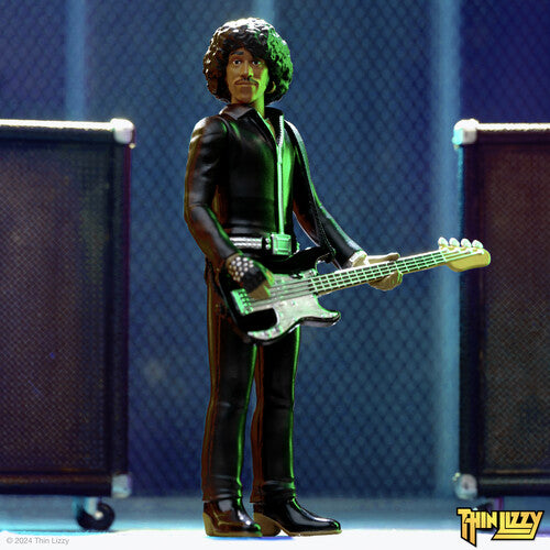 Thin Lizzy Super7 - Thin Lizzy Reaction Figures - Phil Lynott (Black Leather) (Collectible, Figure, Action Figure)