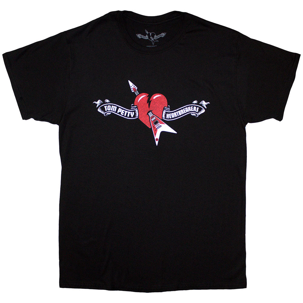 Tom Petty & The Heartbreakers Heart Logo Black