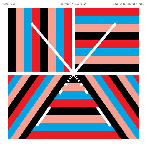 Touche Amore 10 Years / 1000 Shows Live (Red & Blue Vinyl) (2 Lp's)
