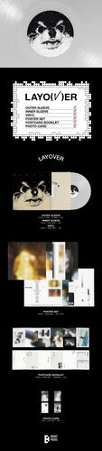 V (BTS) V 'Layover' (Limited Edition, Gray Colored Vinyl, Poster, Postcard)