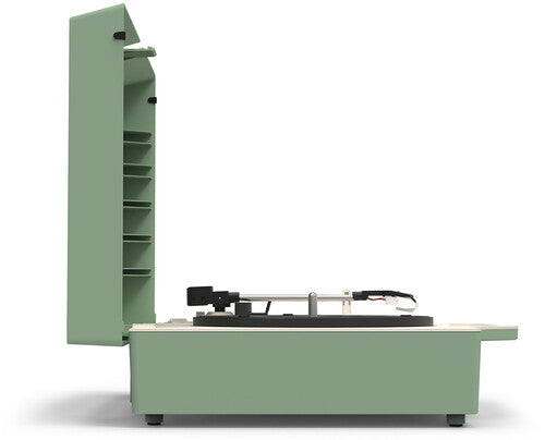 Victrola Victrola VSC-725SB-BAS Re-Spin Sustainable Suitcase Record Player - Basil Green (Large Item, Bluetooth, Basil Green, Built-In Speakers)