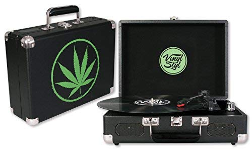 Vinyl Styl Groove Portable 3 Speed Turntable (Leaf)