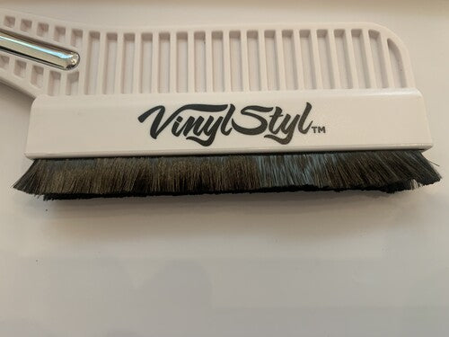 Vinyl Styl Vinyl Styl® Premium Conductive Anti-Static Record Cleaning Brush (White)