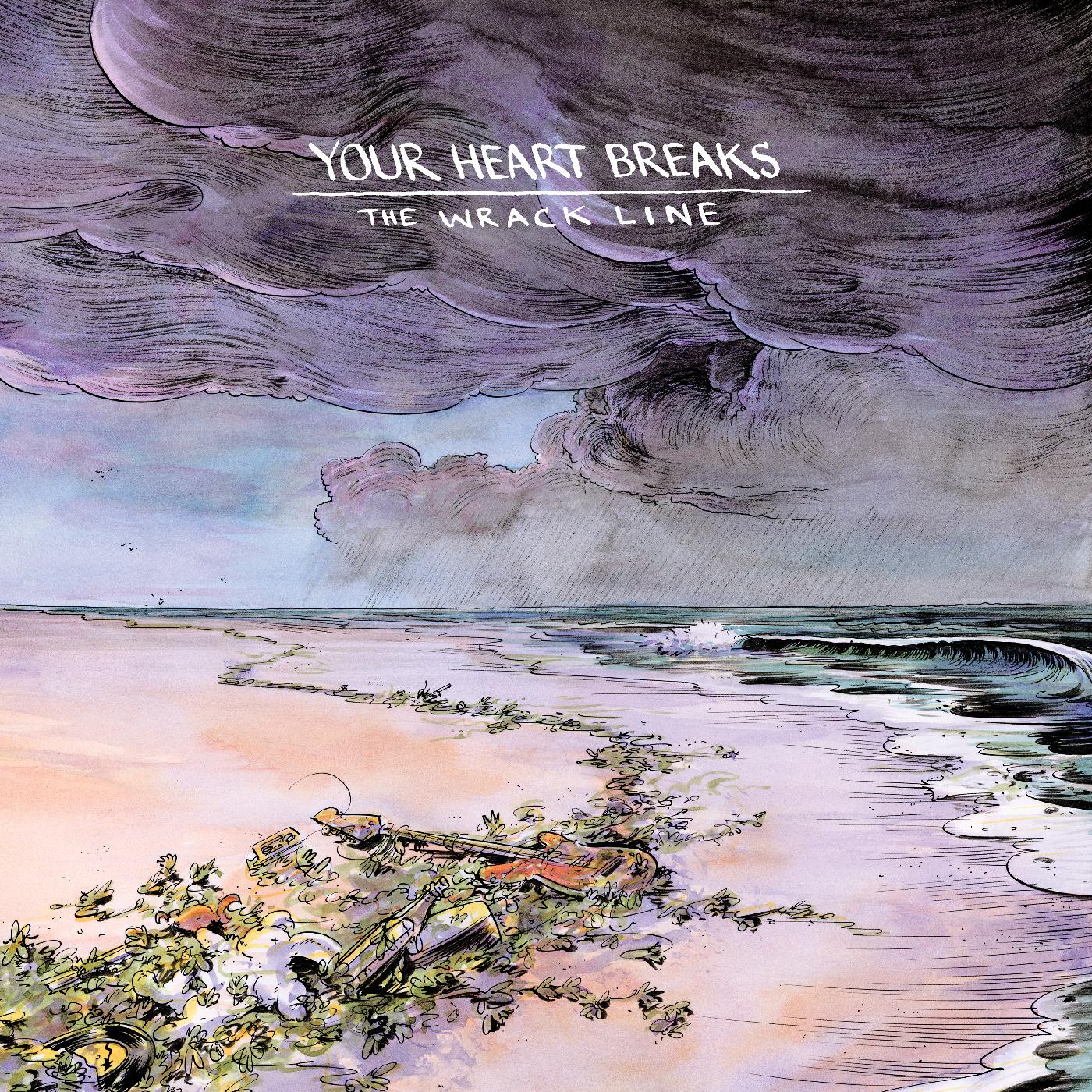 Your Heart Breaks The Wrack Line (PURPLE & TEAL VINYL)
