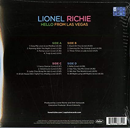 Lionel Richie - Hello From Las Vegas (2LP) (Neon Green Vinyl)
