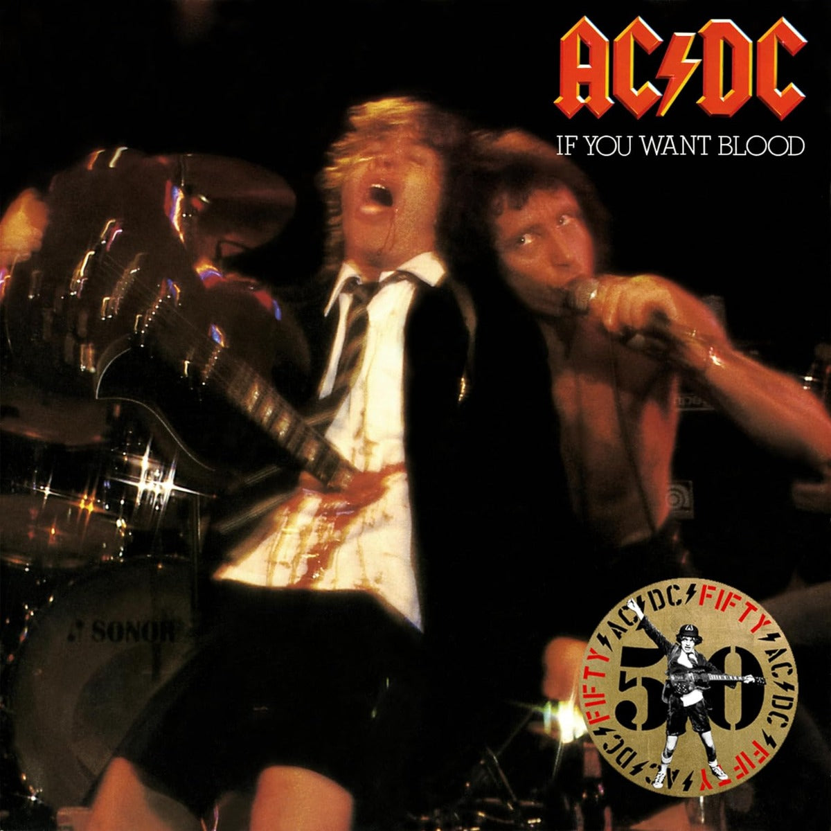 AC/DC If You Want Blood You've Got It (50th Anniversary Edition, Gold Color Vinyl)