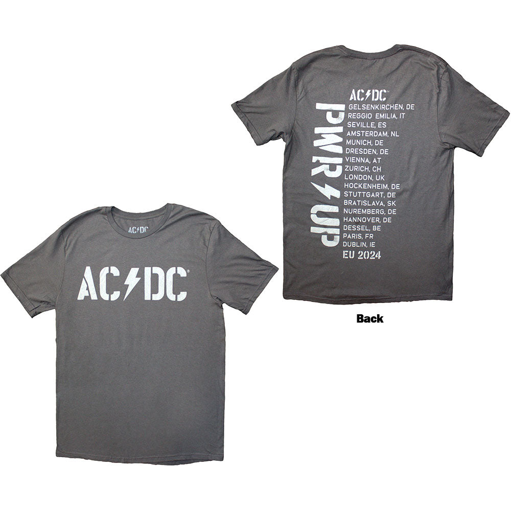 AC/DC Logo PWR-UP EU Tour '24 Grey