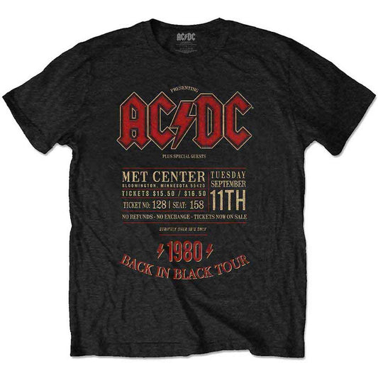 AC/DC Minnesota '80 Black