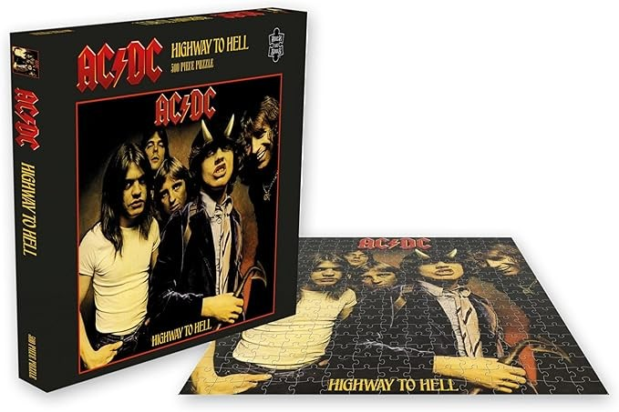 AC/DC RockSaws - AC/DC Highway To Hell (500 Piece Jigsaw Puzzle)