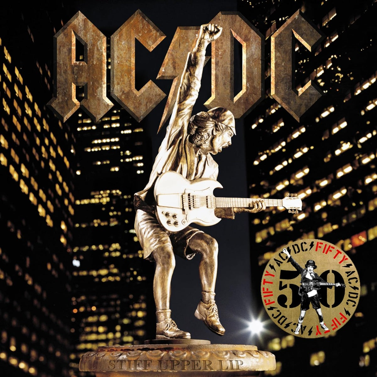 AC/DC Stiff Upper Lip (50th Anniversary Edition, Gold Color Vinyl)