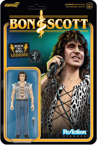 AC/DC Super7 - AC/DC - ReAction Figures - Bon Scott (High Voltage) (Collectible, Figure, Action Figure)