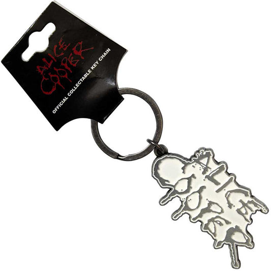 Alice Cooper Dripping Logo Silver