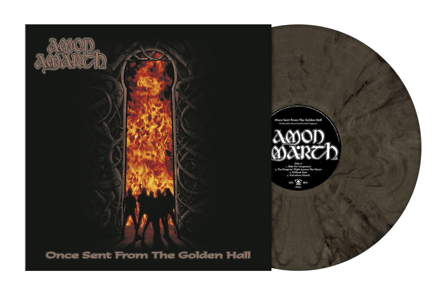 Amon Amarth Once Sent from Golden Hall (Limited Edition, Smoke Grey Marble) [Import]