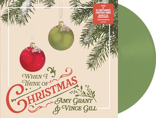 Amy Grant & Vince Gill When I Think Of Christmas [Olive Green LP]