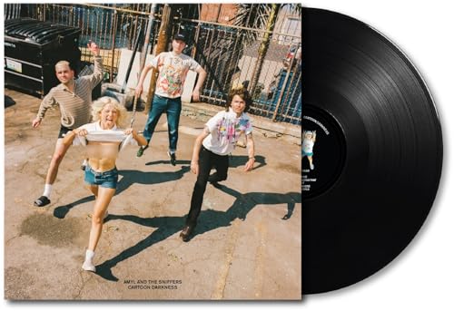 Amyl And The Sniffers Cartoon Darkness [Cartoon Black Edition] [Explicit Content] (Poster)