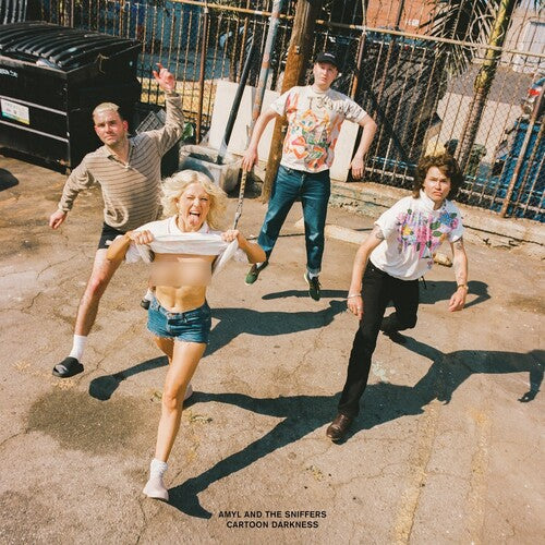 Amyl And The Sniffers Cartoon Darkness [Cartoon Black Edition] [Explicit Content] (Poster)