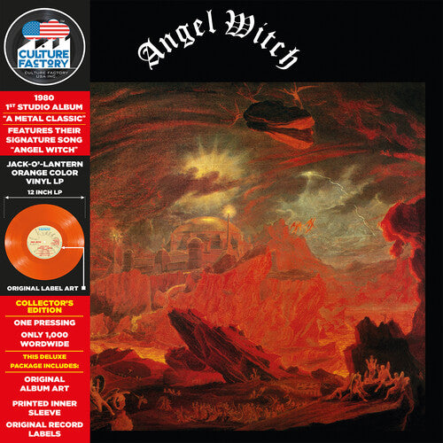 Angel Witch Angel Witch (Jack-o'-Lantern Orange Colored Vinyl)