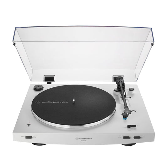 Audio-Technica AT-LP3XBT WHITE (Automatic Belt-Drive Turntable (Wireless Blu-tooth & Analog))