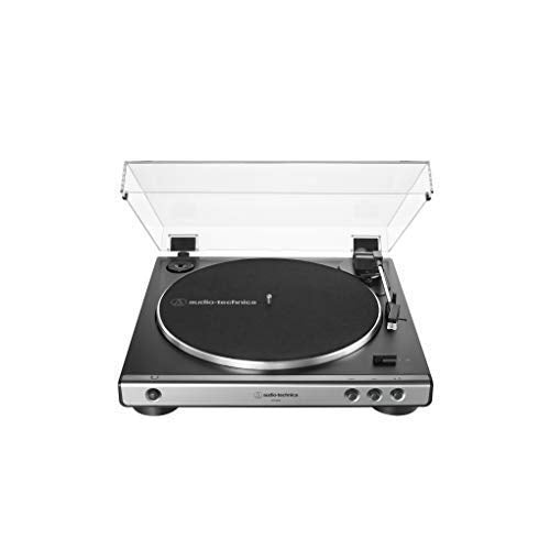 Audio-Technica AT-LP60X Fully Automatic Belt-Drive Stereo Turntable (Gunmetal Black)