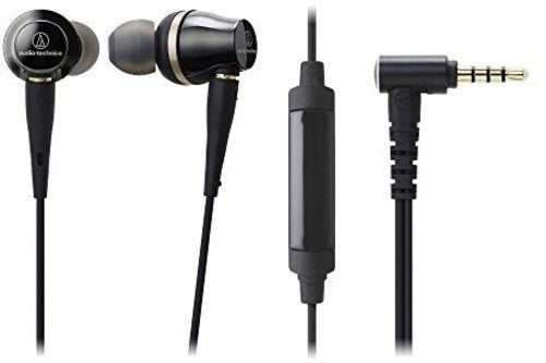 Audio Technica ATH-CKR100IS - In-ear high-resolution audio headphones, detachable cable with in-line mic and control and A2DC connectors