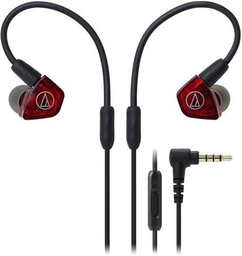 Audio Technica ATH-LS200IS - In-ear headphones with dual armature drivers and in-line mic and control