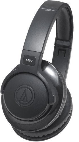 Audio Technica ATH-S700BT - SonicFuel closed-back dynamic headphones with Bluetooth and built-in mic and volume control compatible with smartphones and other listening devices, black