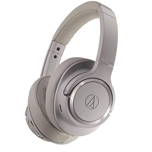 Audio-Technica Sound Reality ATH-SR50BT - Wireless Over-Ear Headphones (Brown/Gray)