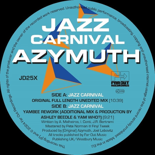 Azymuth Jazz Carnival (Original Full Length Unedited Mix)