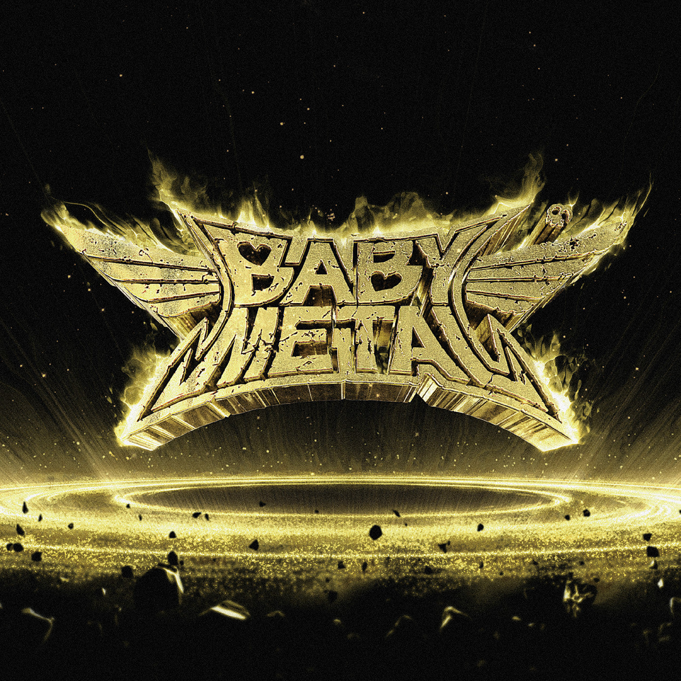 Babymetal Metal Resistance (Gold & Black Splatter Vinyl)