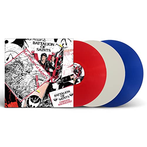 Battalion Of Saints Complete Discography (Red, White And Blue Vinyl 3Lp)