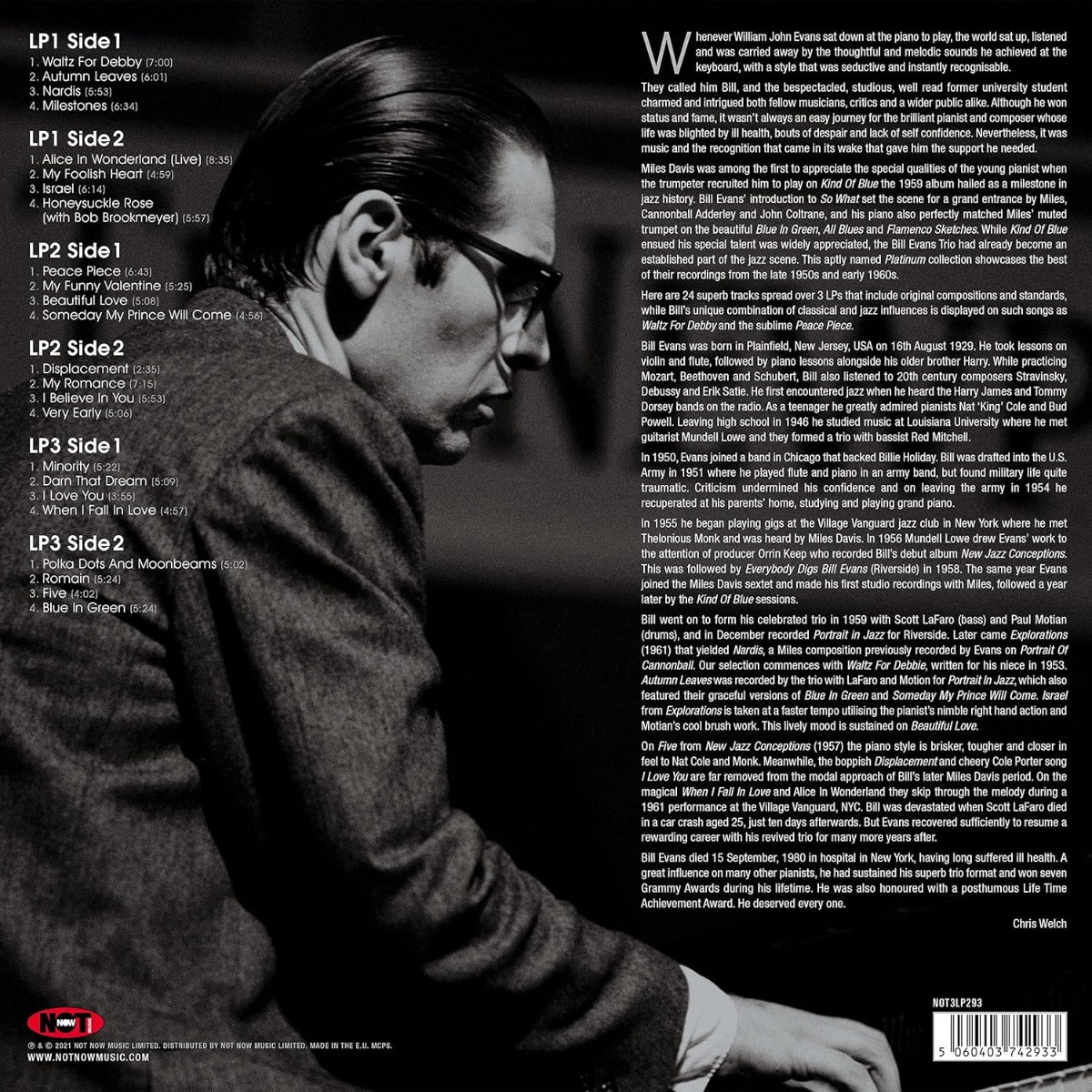 Bill Evans Platinum Jazz (Silver Vinyl) [Import] (3 Lp's)