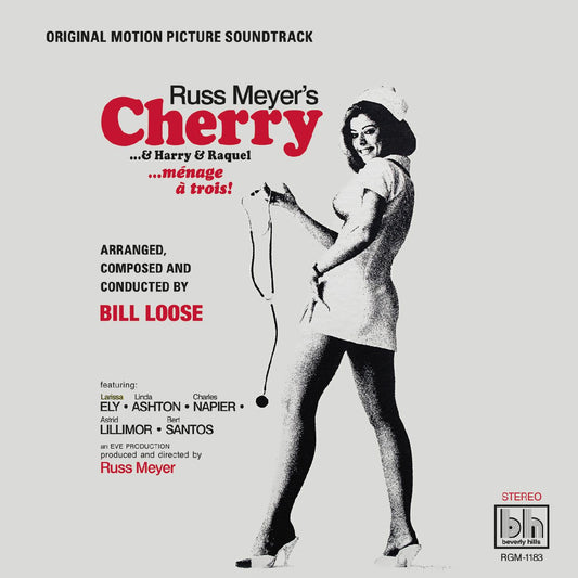 Bill Loose Russ Meyer‚Äôs Cherry‚Ä¶& Harry & Raquel (Original Motion Picture Soundtrack) (White with Black Swirl Vinyl)